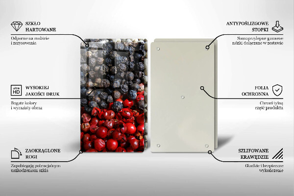 Protection plaque induction Poivre noir