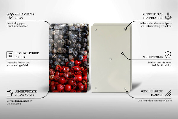 Protection plaque induction Poivre noir