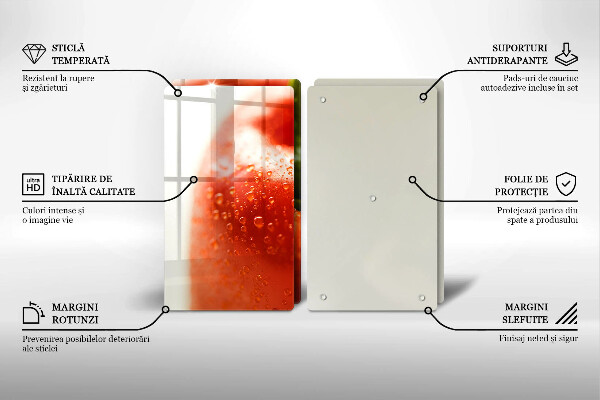 Protection plaque induction Poivron rouge