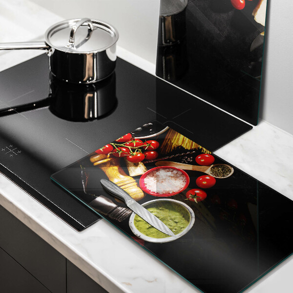 Protection plaque induction Ingrédients et épices italiens