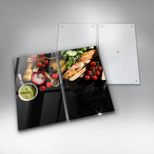 Protection plaque induction Ingrédients et épices italiens