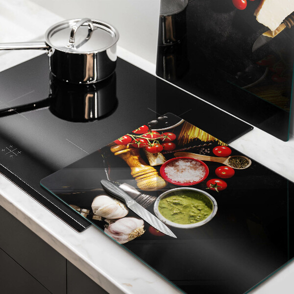 Protection plaque induction Ingrédients et épices italiens