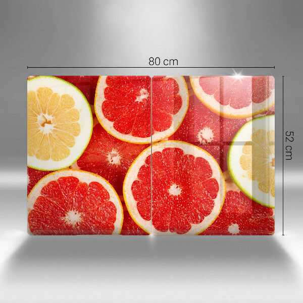 Protection plaque induction Tranches de pamplemousse