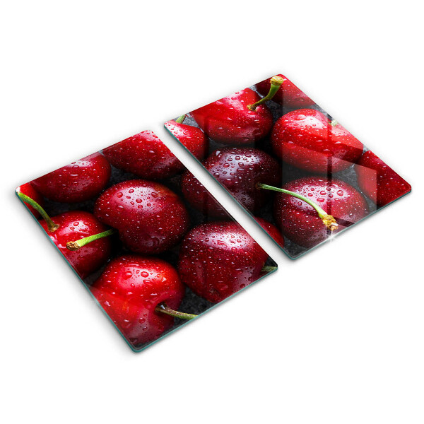 Protection plaque induction Gros plan de cerises