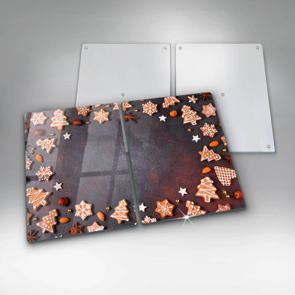 Protection plaque induction Noël en pain d'épice