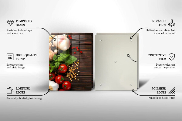 Protection plaque induction Des légumes sur la table