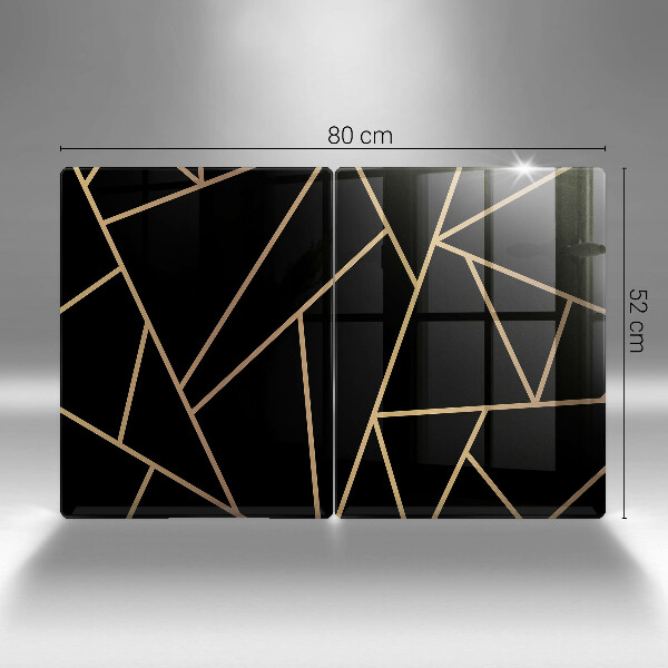 Protection plaque induction Abstraction noire