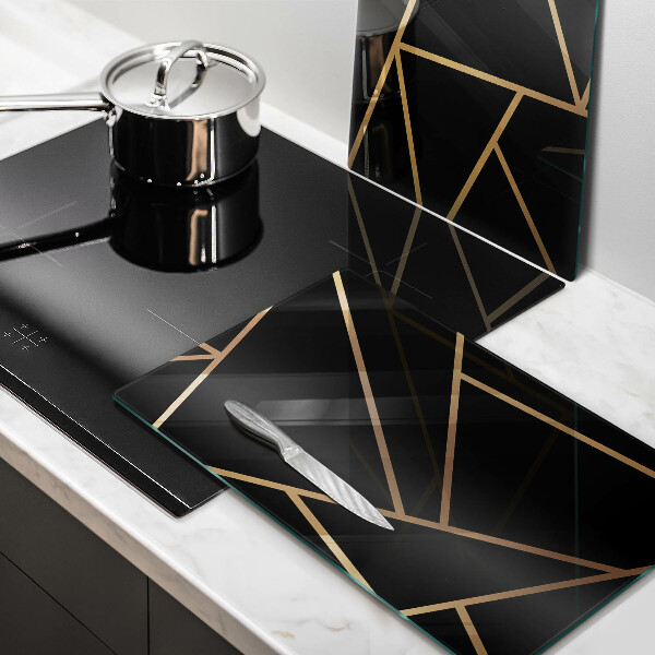 Protection plaque induction Abstraction noire