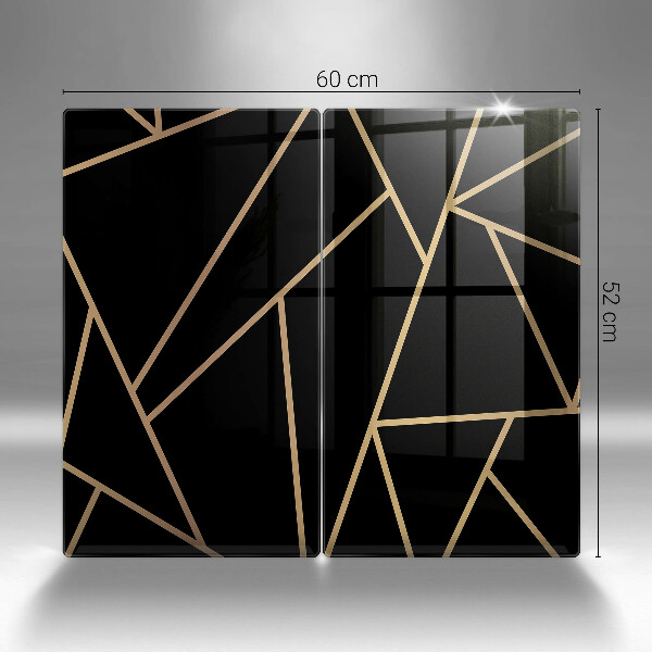 Protection plaque induction Abstraction noire