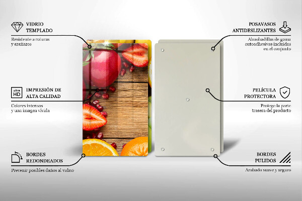 Protection plaque induction Fruit frais