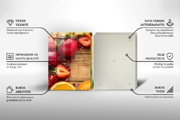 Protection plaque induction Fruit frais