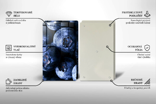 Cache plaque de cuisson Gros plan de baies