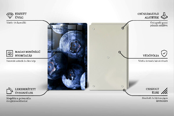 Cache plaque de cuisson Gros plan de baies