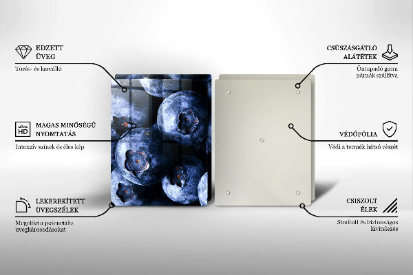 Cache plaque de cuisson Gros plan de baies
