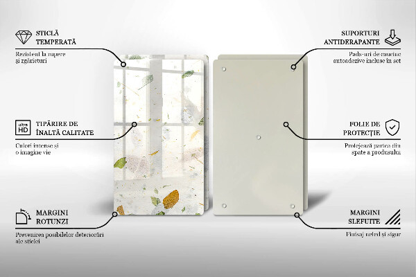 Cache plaque de cuisson Feuilles tombantes