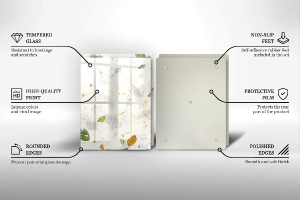 Cache plaque de cuisson Feuilles tombantes