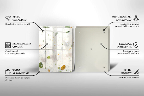 Cache plaque de cuisson Feuilles tombantes