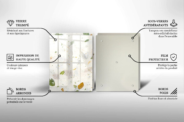 Cache plaque de cuisson Feuilles tombantes