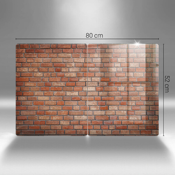 Cache plaque de cuisson Mur de briques