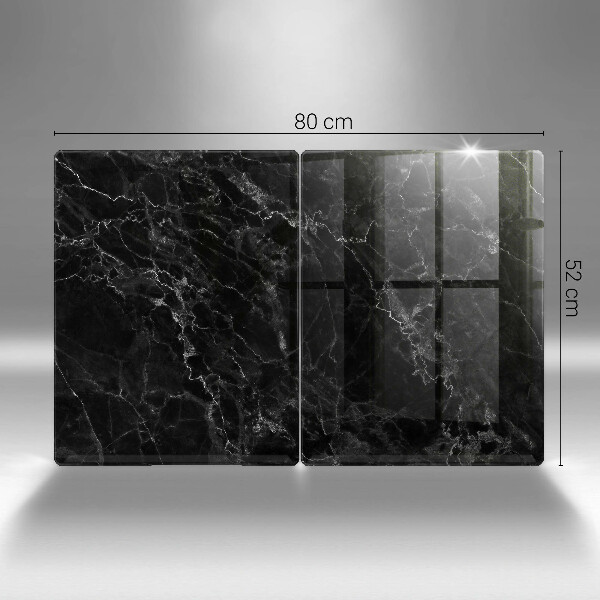 Cache plaque de cuisson Marbre élégant