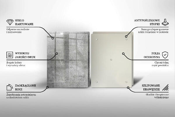 Cache plaque de cuisson Texture béton