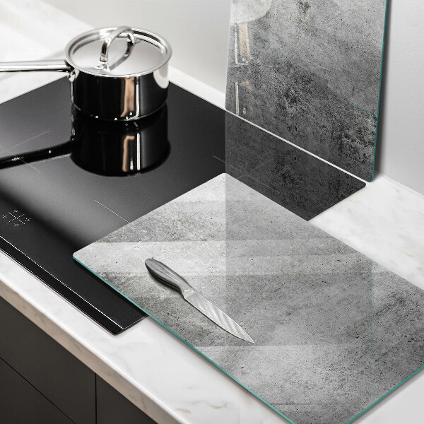 Cache plaque de cuisson Texture béton