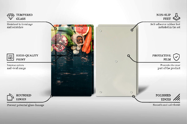 Cache plaque de cuisson Fruits et légumes