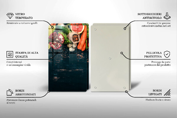 Cache plaque de cuisson Fruits et légumes