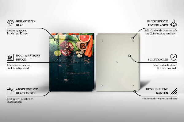 Cache plaque de cuisson Fruits et légumes