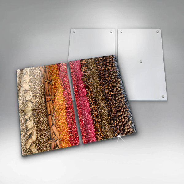 Cache plaque de cuisson Épices colorées