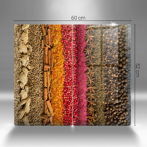 Cache plaque de cuisson Épices colorées