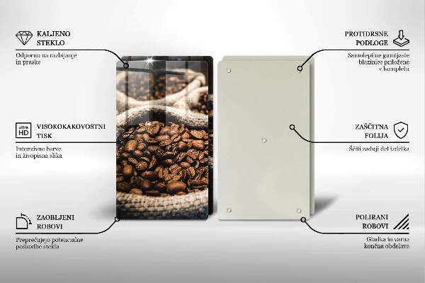 Protection plaque induction Sacs de grains de café