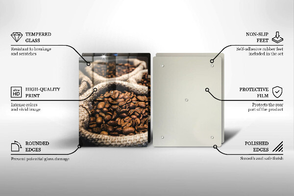 Protection plaque induction Sacs de grains de café