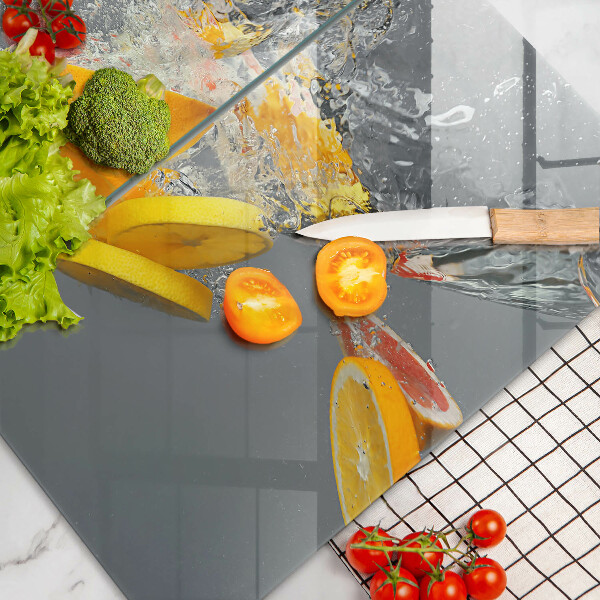 Protection plaque induction Citrons dans l'eau