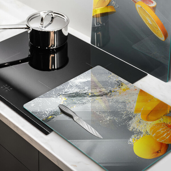 Protection plaque induction Citrons dans l'eau