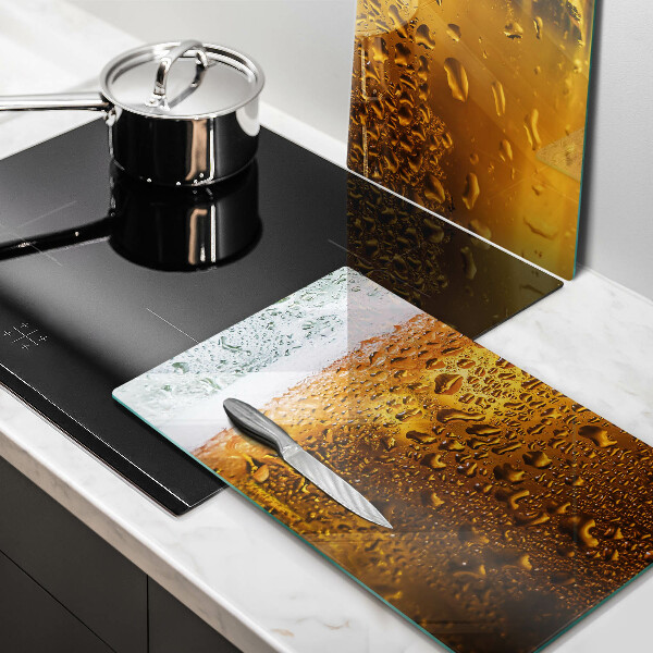 Protection plaque induction Verre de bière mouillé