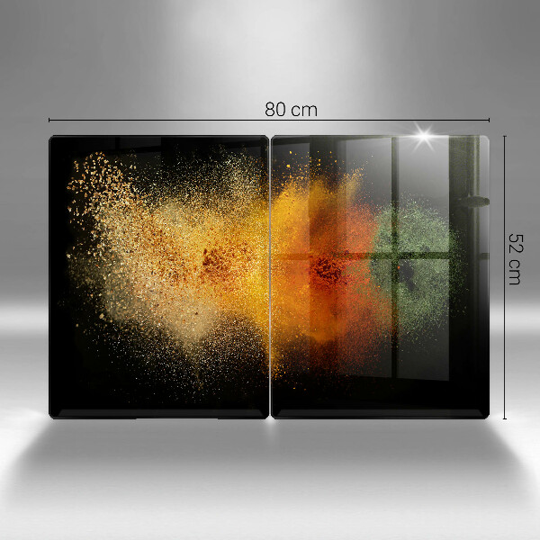 Protection plaque induction Épices colorées