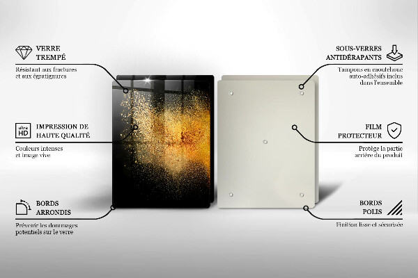 Protection plaque induction Épices colorées