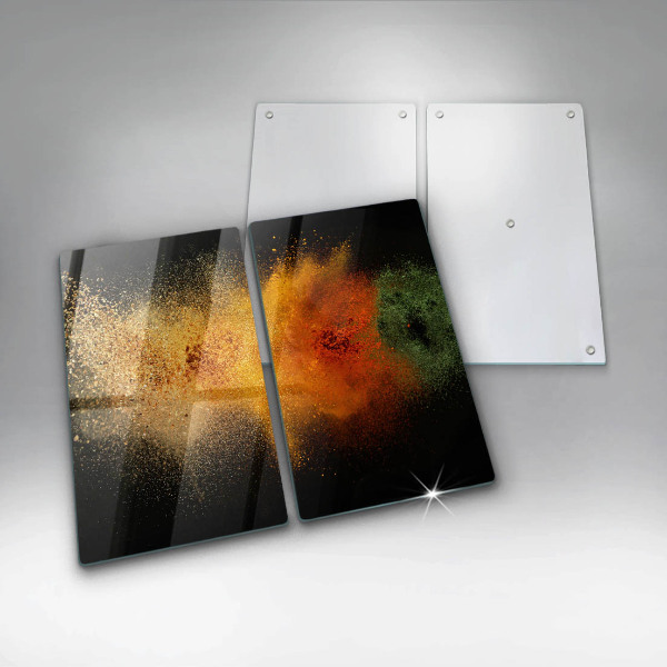 Protection plaque induction Épices colorées