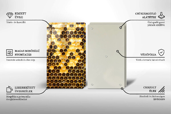 Protection plaque induction Rayon de miel