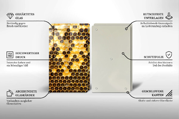 Protection plaque induction Rayon de miel