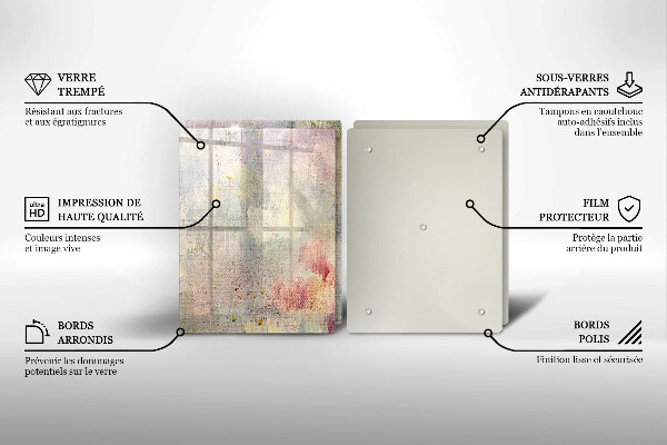 Cache plaque de cuisson Fond de texture de peinture