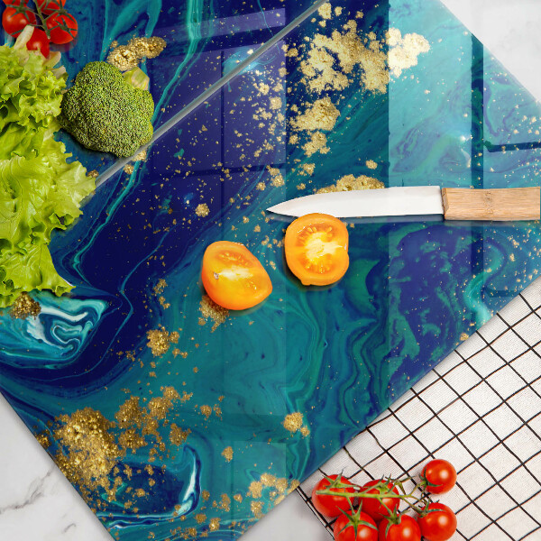 Cache plaque de cuisson Abstraction avec de l'or