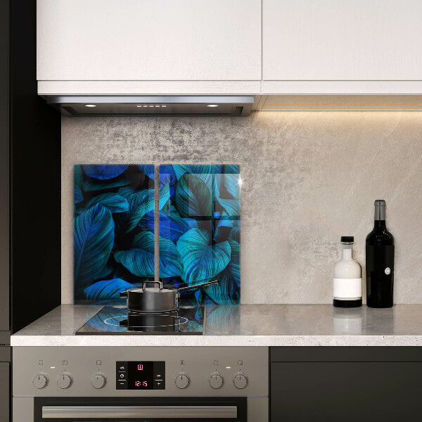 Cache plaque de cuisson Feuilles de végétation de la jungle