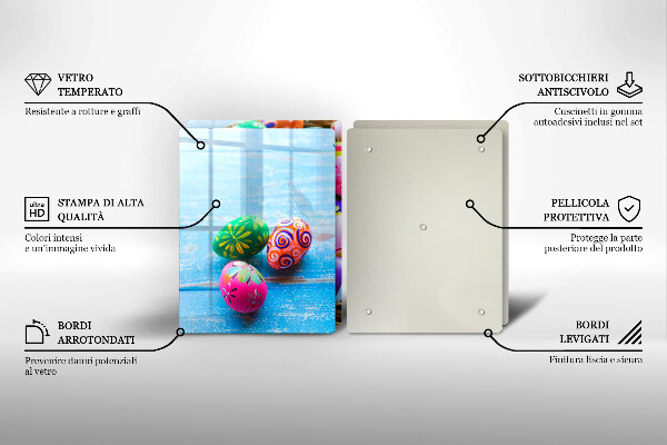 Cache plaque de cuisson Oeufs de Pâques Oeufs de Pâques