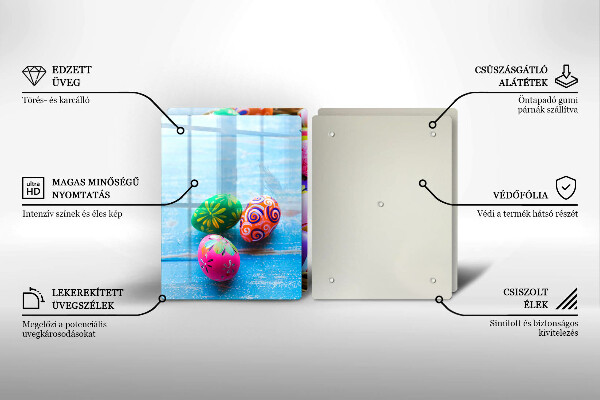 Cache plaque de cuisson Oeufs de Pâques Oeufs de Pâques