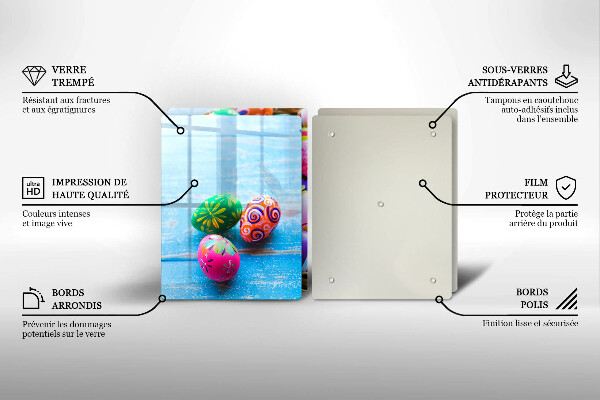 Cache plaque de cuisson Oeufs de Pâques Oeufs de Pâques