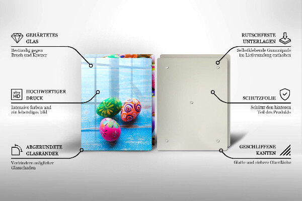 Cache plaque de cuisson Oeufs de Pâques Oeufs de Pâques