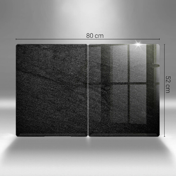 Cache plaque de cuisson texture de roche