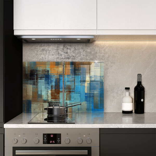 Cache plaque de cuisson Fond peint